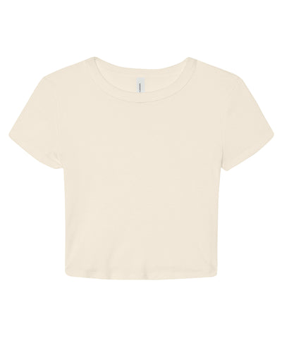 Camiseta de beb de micro costilla para mujer | Mezcla Natural Slida