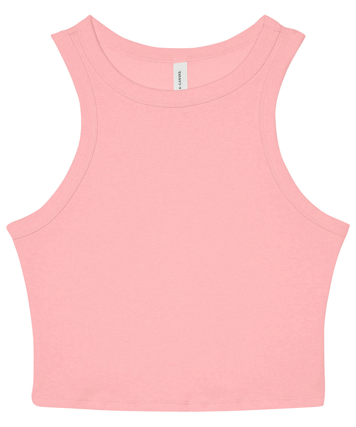 Camiseta de tirantes de microcostilla para mujer | Rosa Slido Mezcla