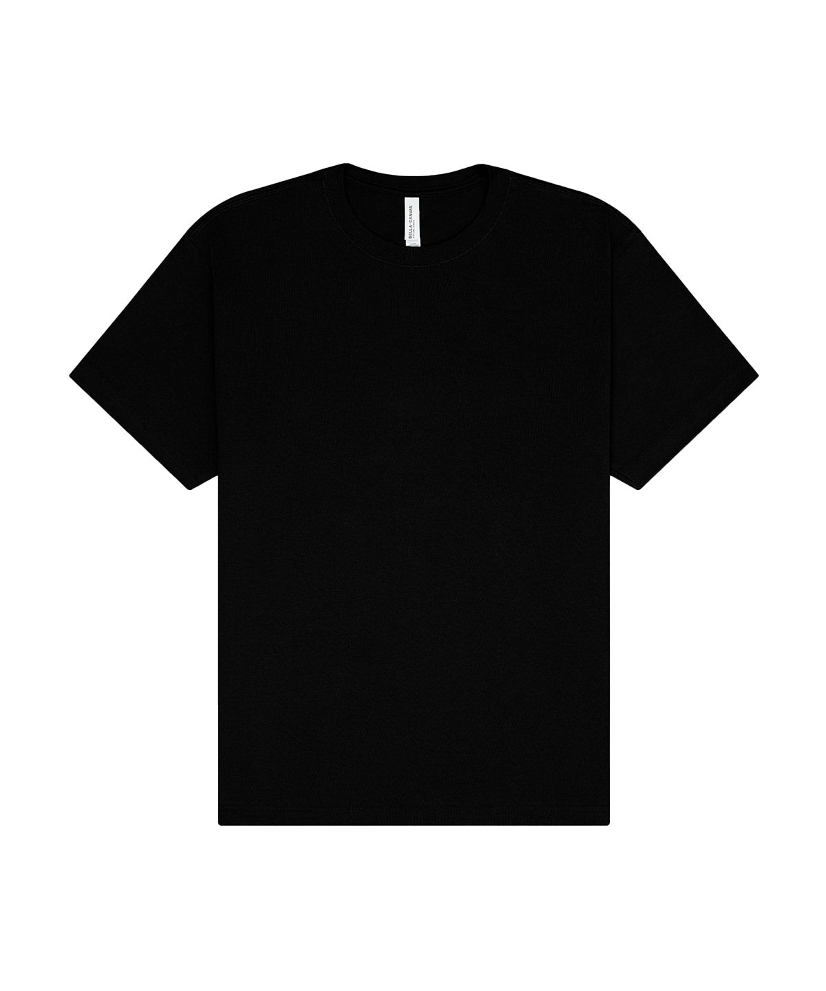 Camiseta pesada de manga corta unisex | Negro