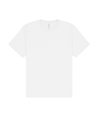 Camiseta pesada de manga corta unisex | Blanco