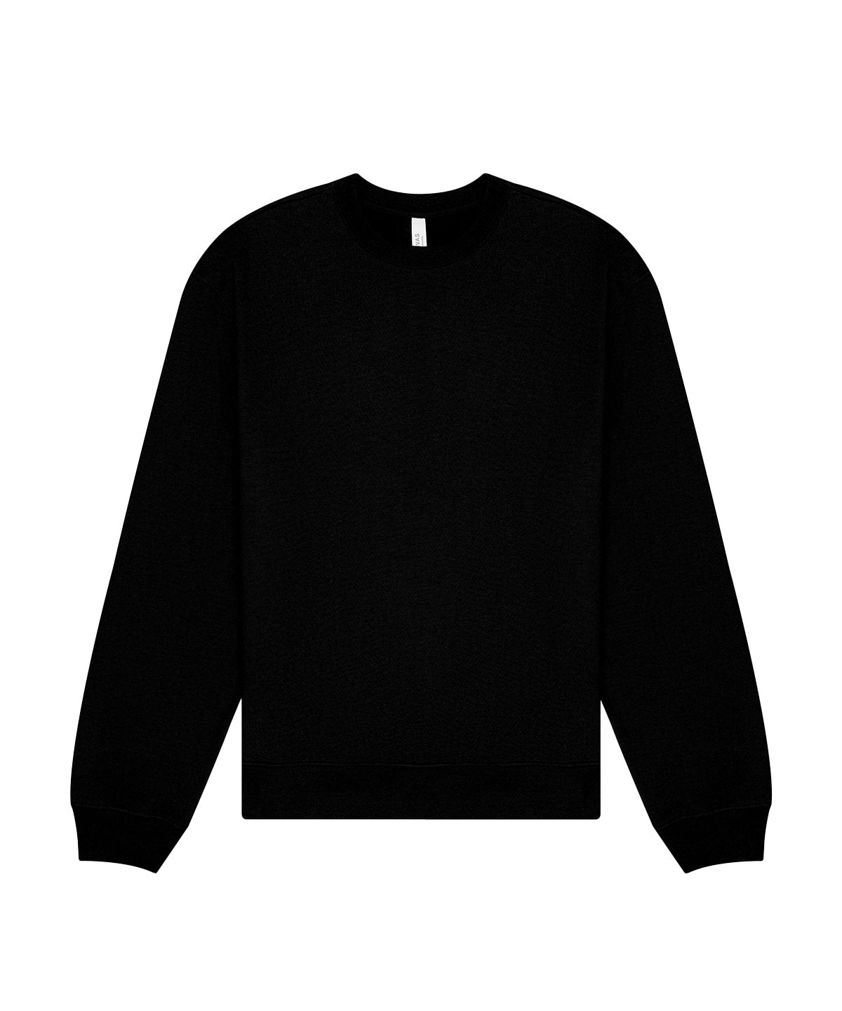 Sudadera gruesa unisex cuello redondo | Negro