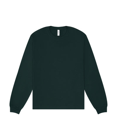 Camiseta larga de manga larga pesada unisex | Bosque