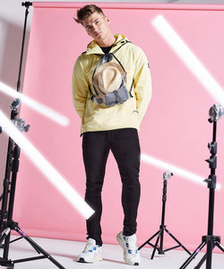 Saco de gimnasio transparente | Transparente/Negro