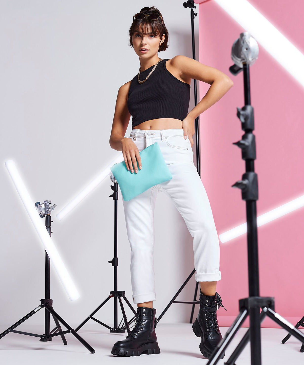 Bolsa de agarre | Rosa Verdadero