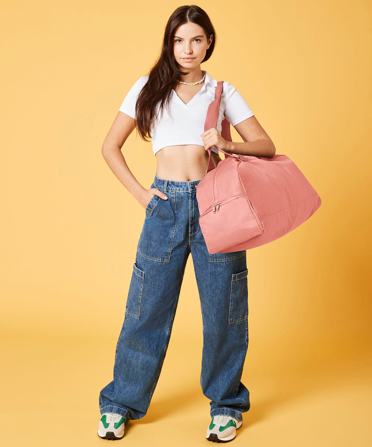 Bolso de mano esencial reciclado | Gris Puro