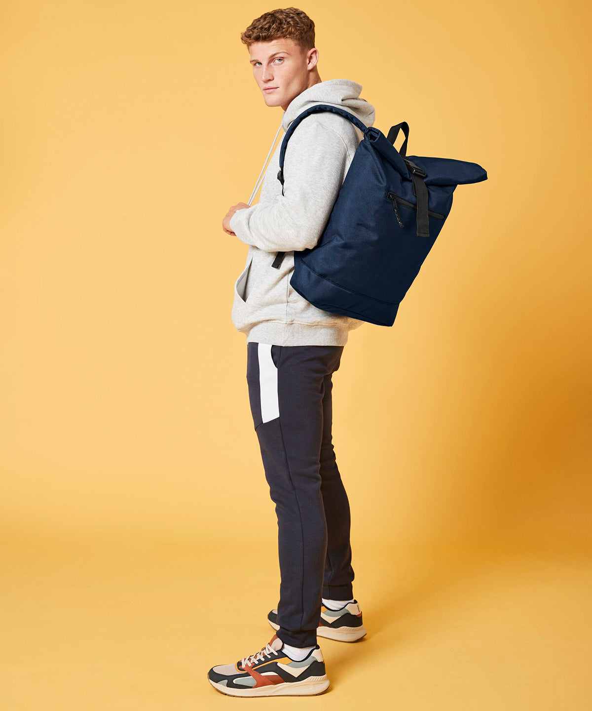 Mochila de rollo superior reciclada | Rojo Clsico