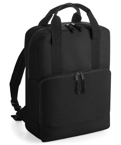 Mochila nevera con asas gemelas reciclada | Negro