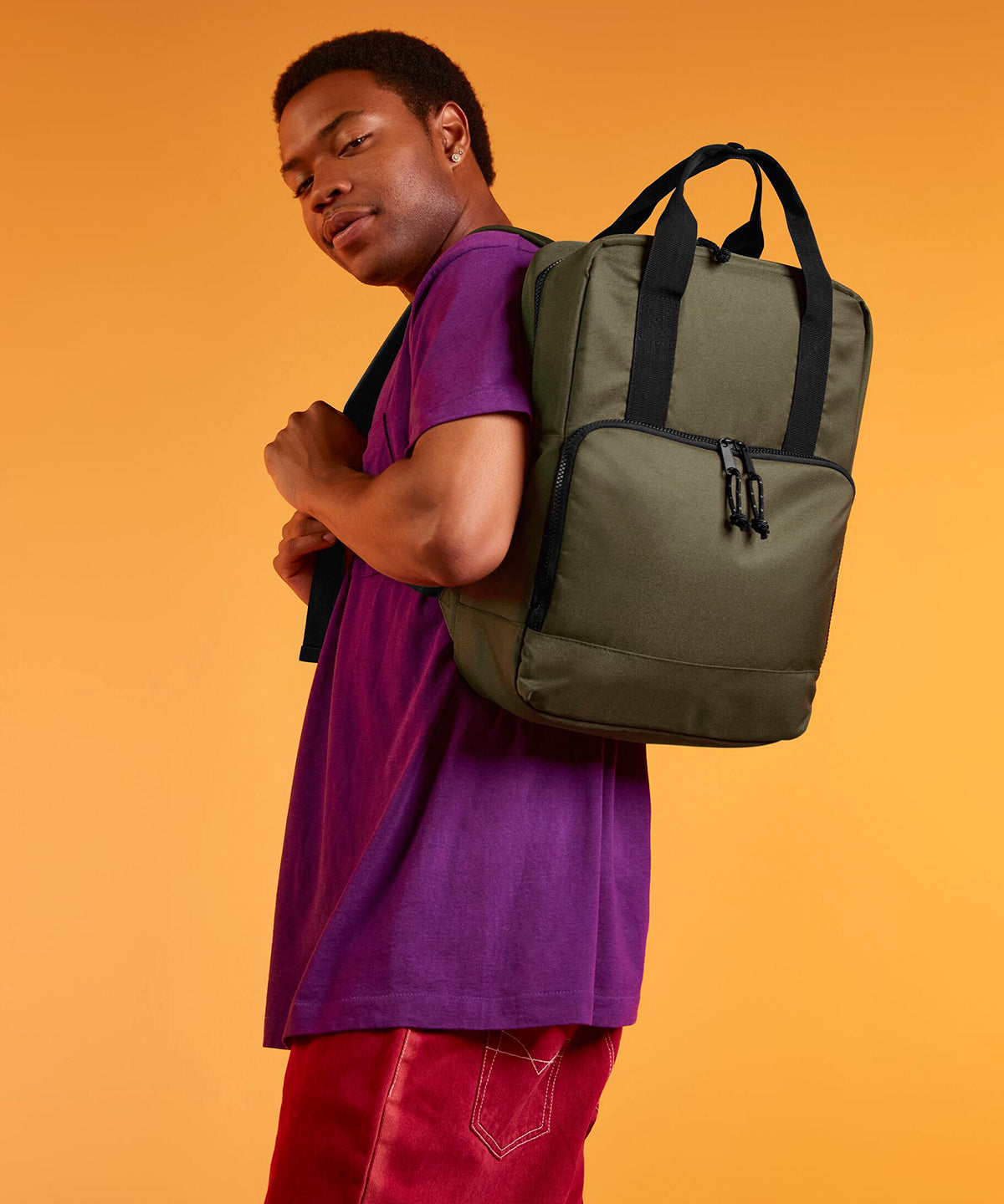 Mochila nevera con asas gemelas reciclada | Gris Puro