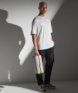 Bolsa de zapatos/accesorios de PU mate | Negro