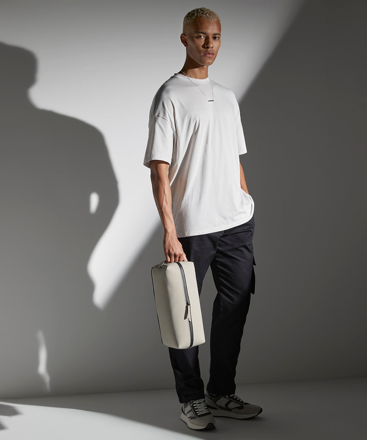 Bolsa de zapatos/accesorios de PU mate | Rosa Nude