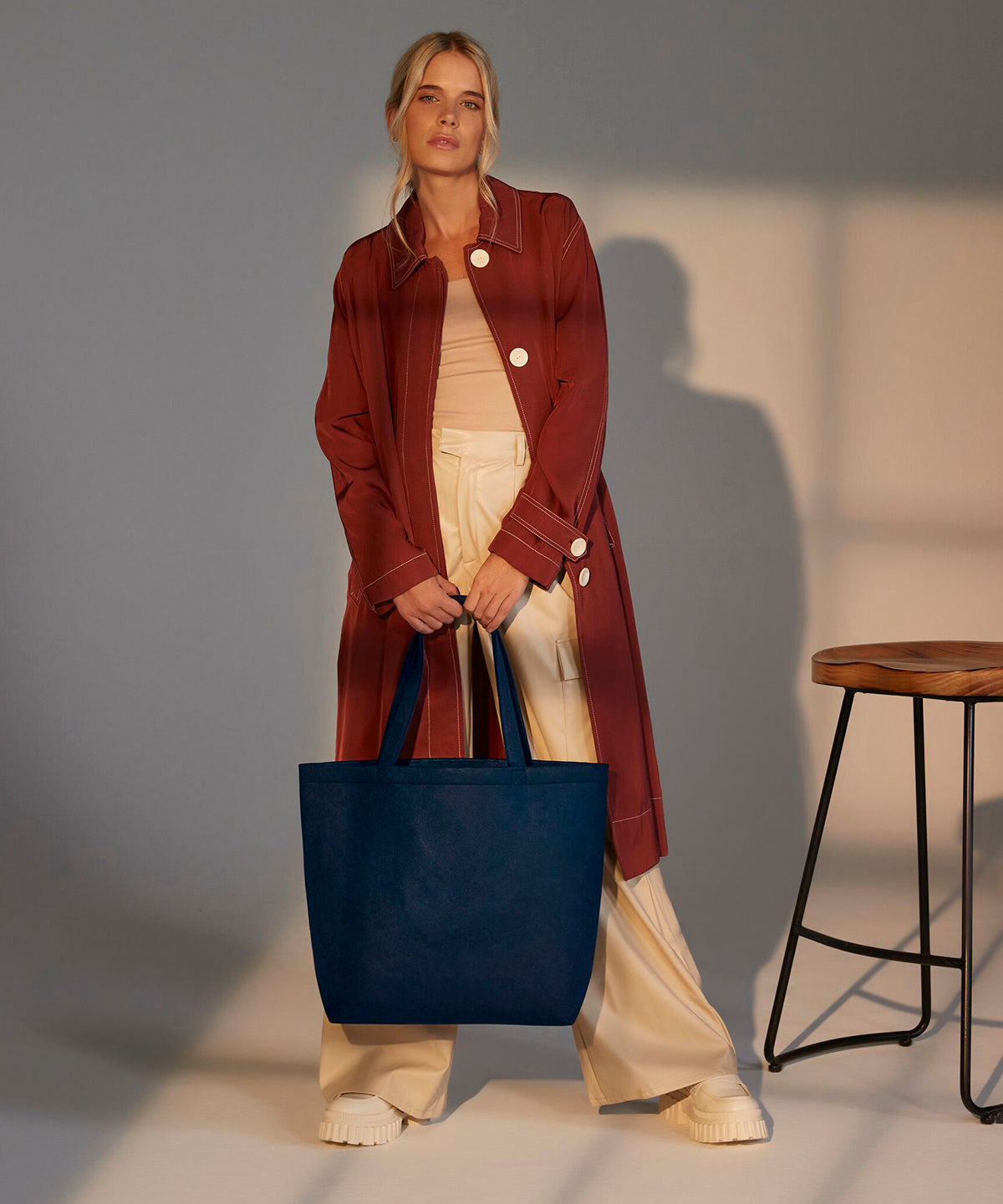 Bolso de fieltro | Gris Jaspeado