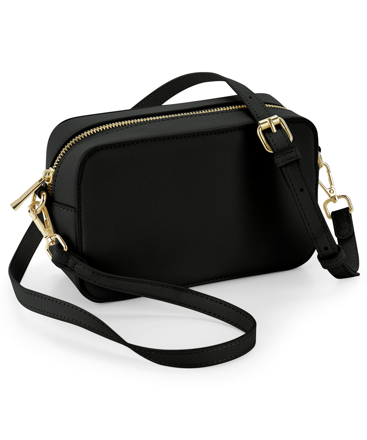 Bolso bandolera estructurado de Boutique | Negro