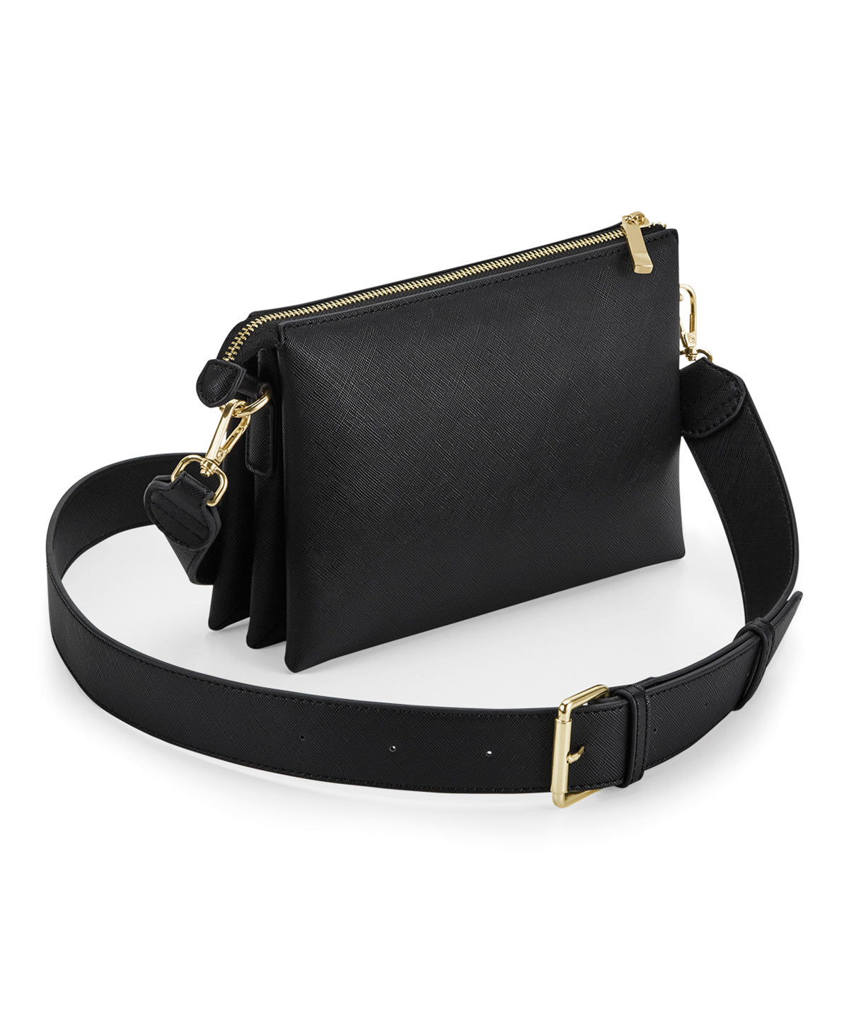 Bolso cruzado suave de Boutique | Negro