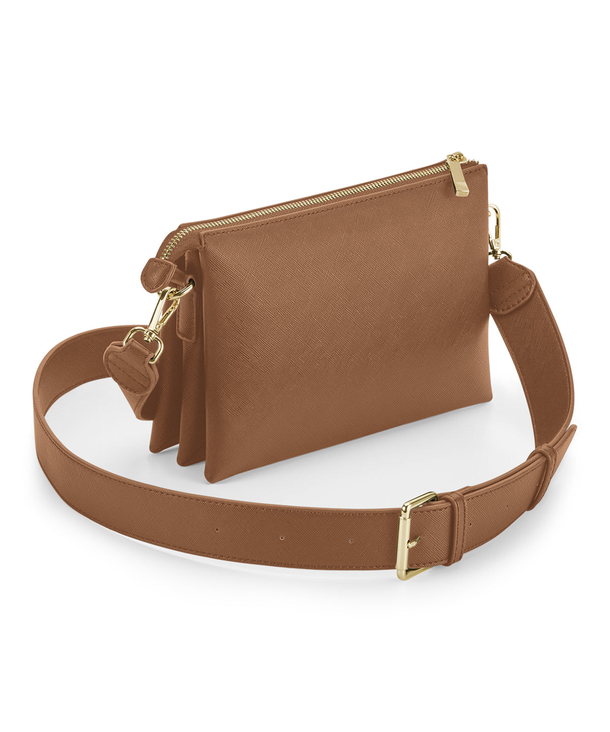 Bolso cruzado suave de Boutique | Marrn Claro