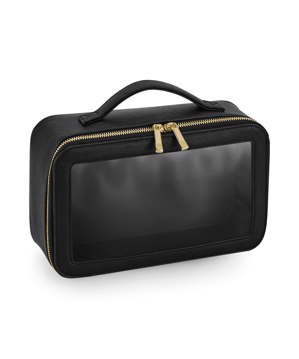 Estuche de viaje con ventana transparente de Boutique | Negro