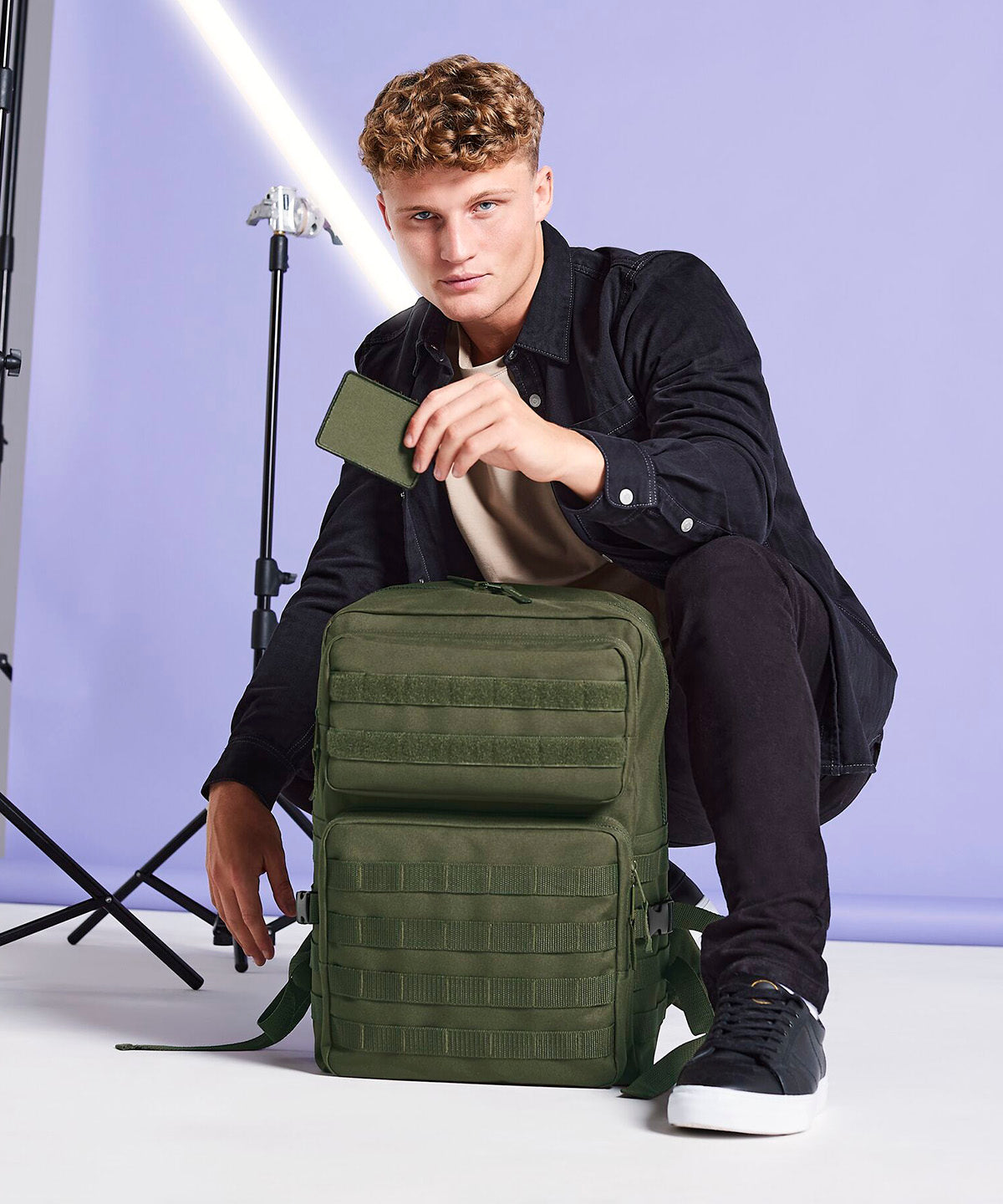 Parche MOLLE con gancho y lazo | Verde Ejrcito