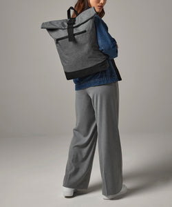 Mochila con cierre enrollable | Negro