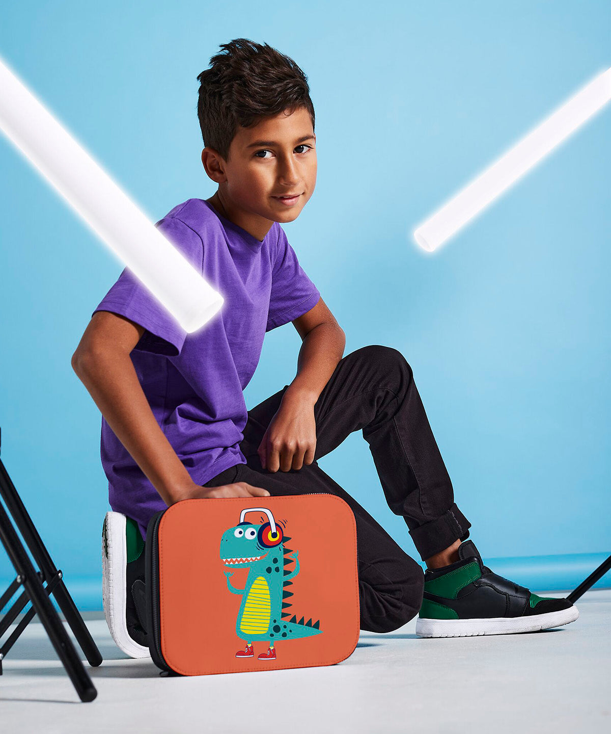 Bolsa enfriadora para almuerzo de sublimacin | Negro