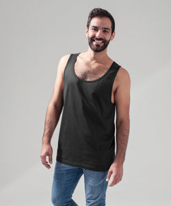 Camiseta sin mangas oversized | Negro