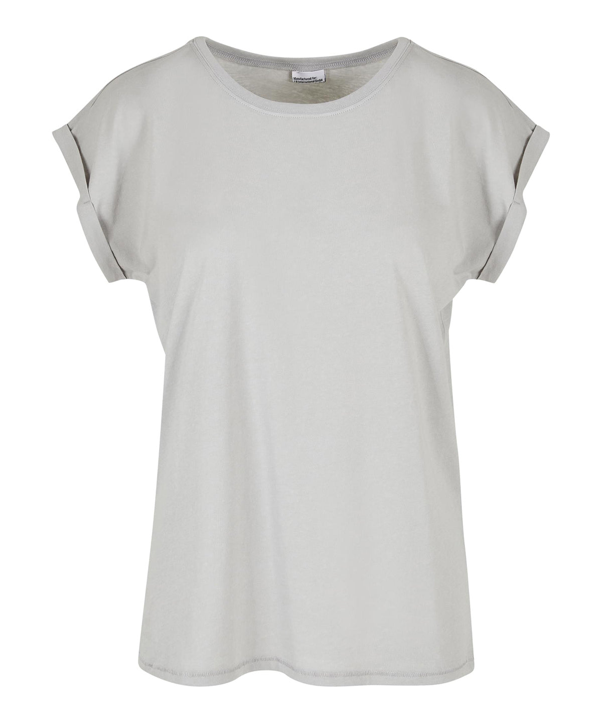 Camiseta de mujer con hombros amplios | Gris Claro