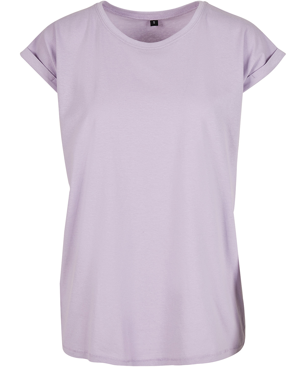 Camiseta de mujer con hombros amplios | Morado Claro