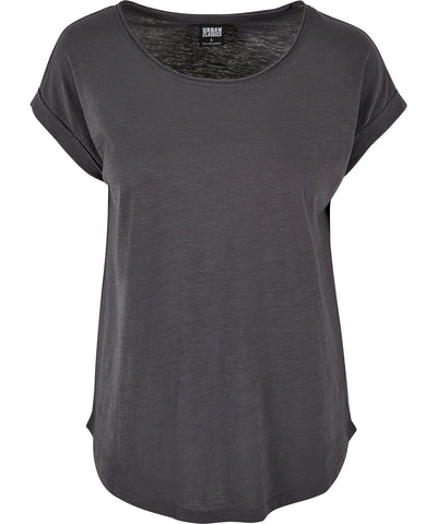Damen Long T-Shirt | Dark Shadow
