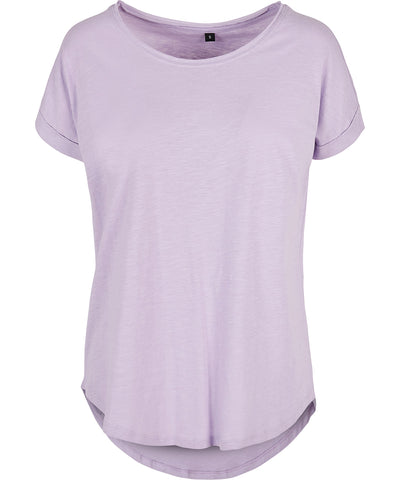 Damen Long T-Shirt | Flieder