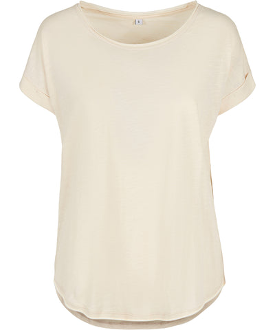 Damen Long T-Shirt | Sandweiß