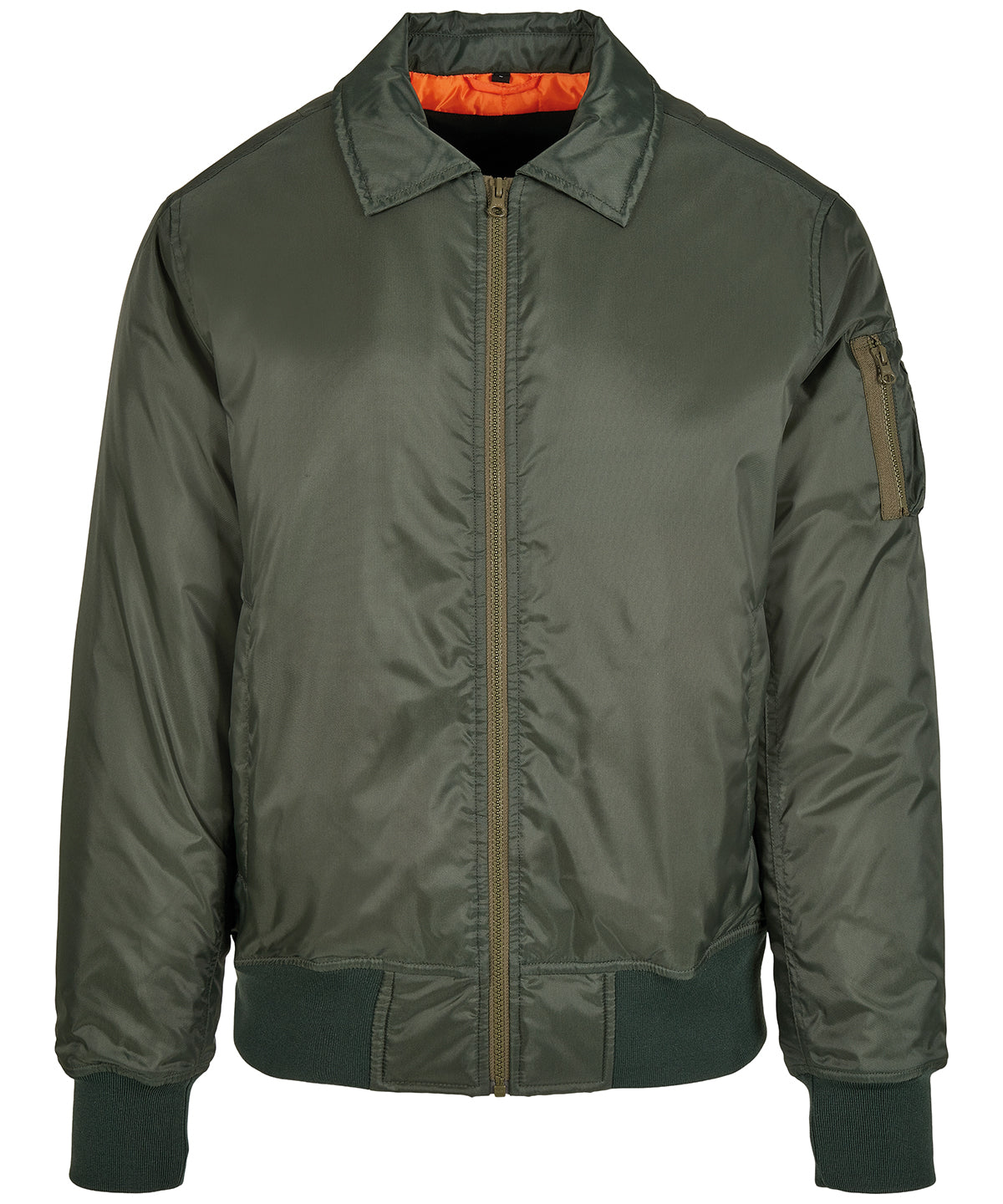 Collar de chaqueta bomber | Verde Oscuro