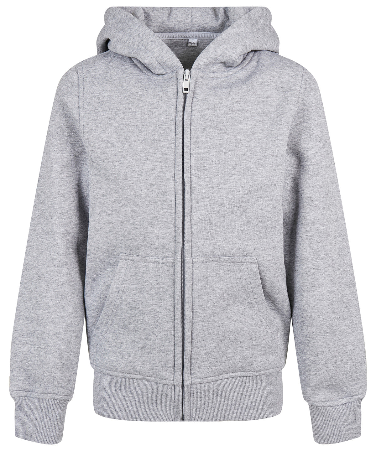 Bio Jungen Basic Zip-Up Hoodie | Heather Grey