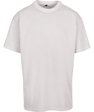 Camiseta extragrande de lavado cido pesado | Lila Suave