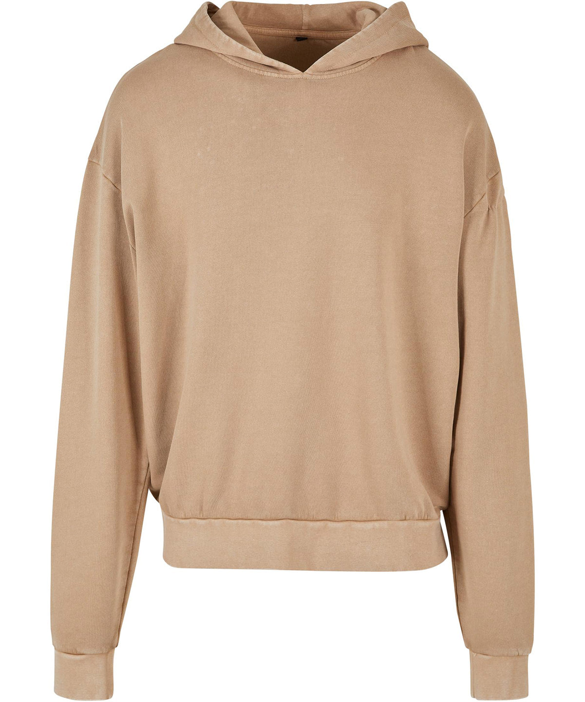Sudadera extragrande lavada con cido | Beige Unin