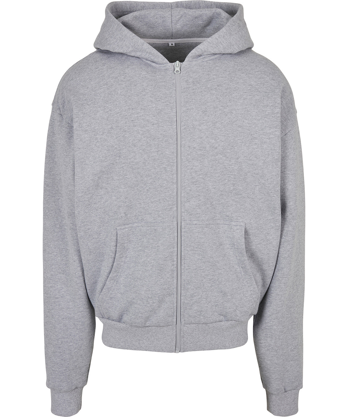 Ultradicker Hoodie mit durchgehendem Reißverschluss | Heather Grey