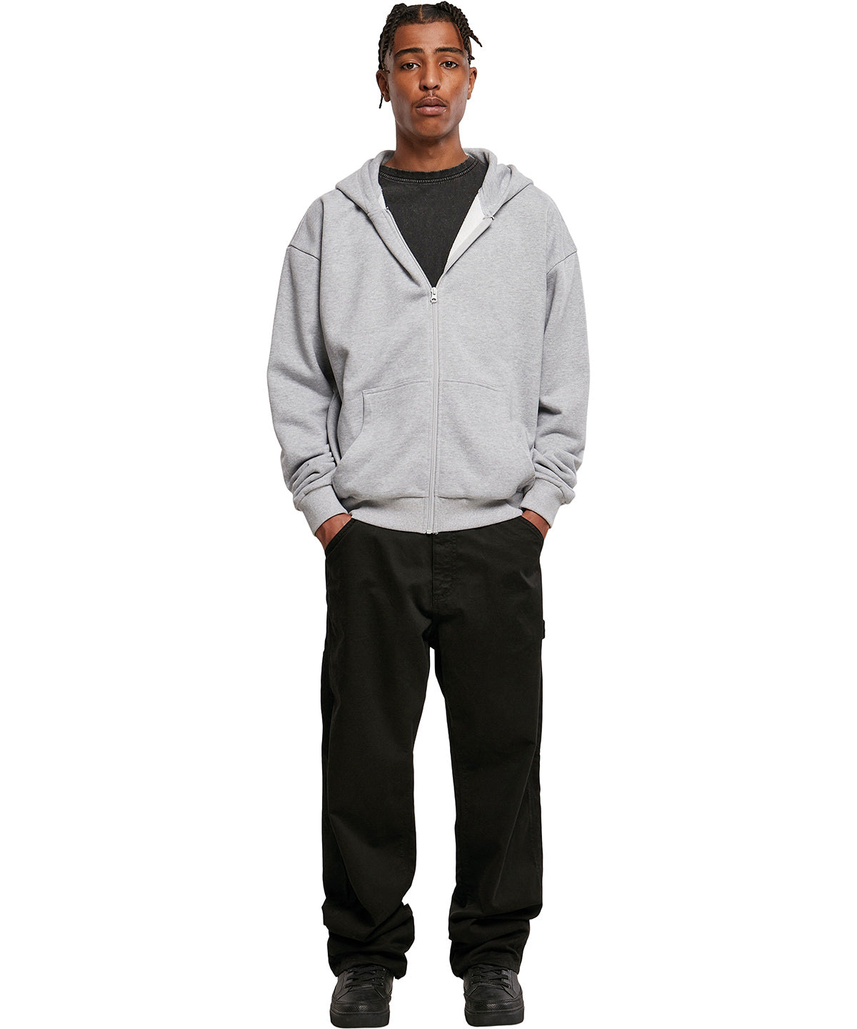 Ultradickes Sweatshirt mit Reißverschluss | Beige Union