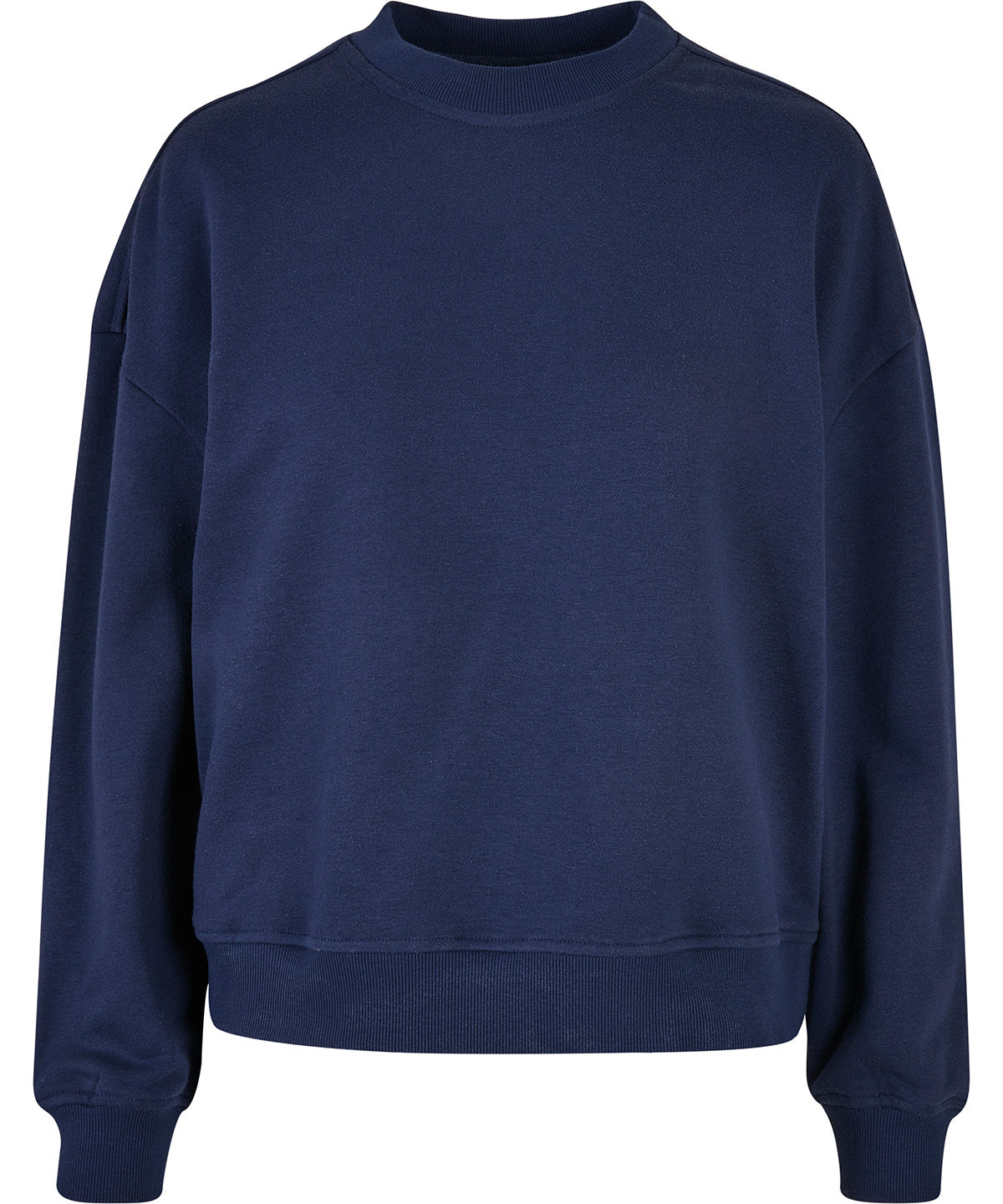 Oversize-Sweatshirt mit Rundhalsausschnitt für Damen | Helles Marineblau