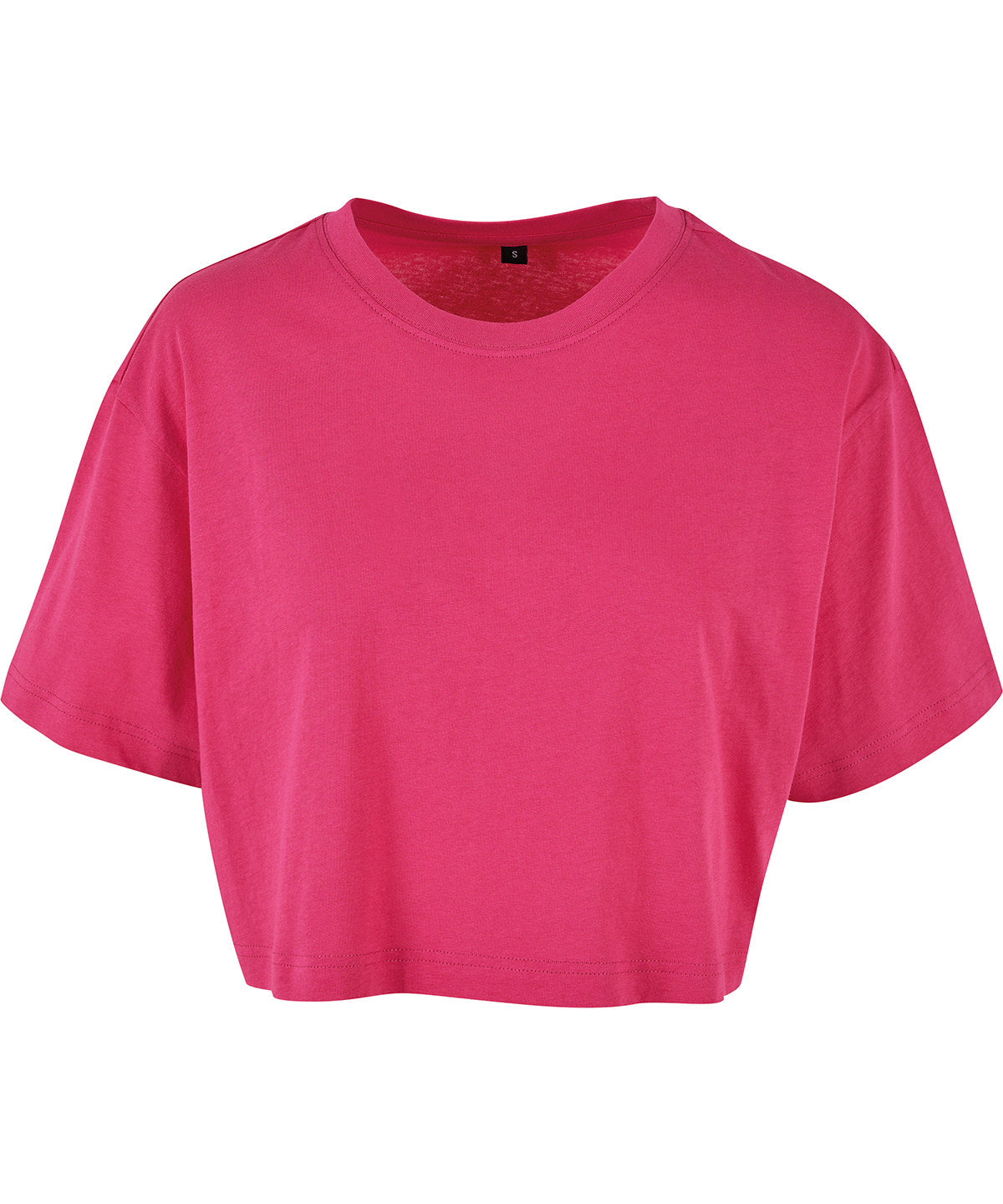 Camiseta corta oversize para mujer | Rosa Hibisco
