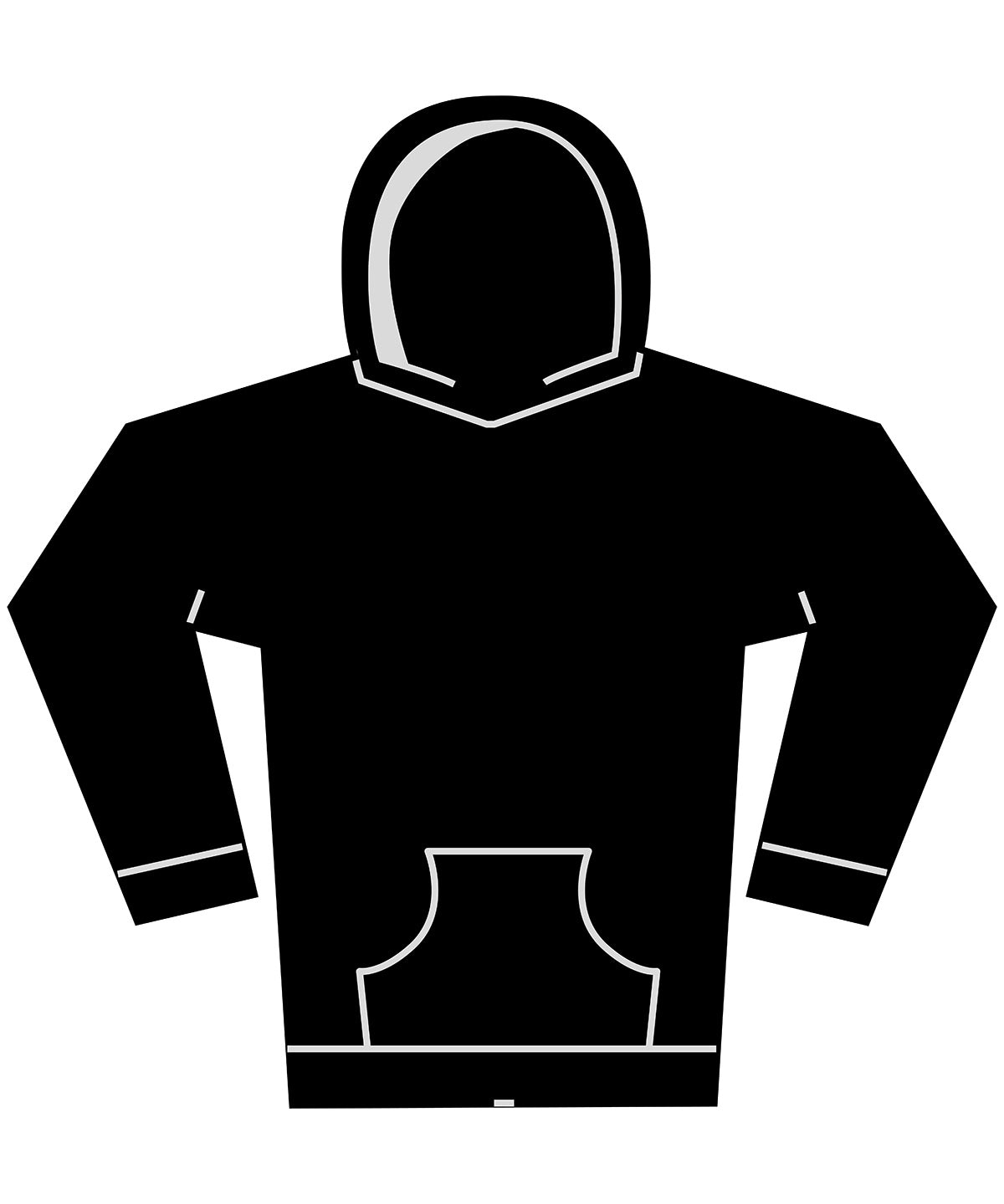 Sudadera vintage pesada para mujer | Negro