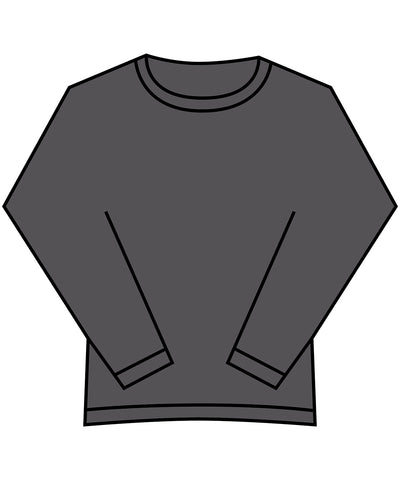 Sudadera vintage de cuello redondo para mujer | Imn