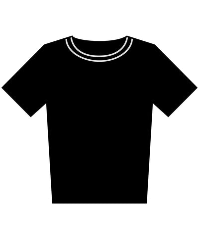 Camiseta vintage de mujer para el da a da | Negro