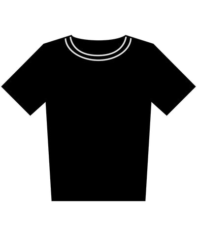 Camiseta holgada vintage pesada | Negro