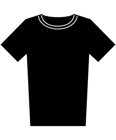 Camiseta larga | Negro