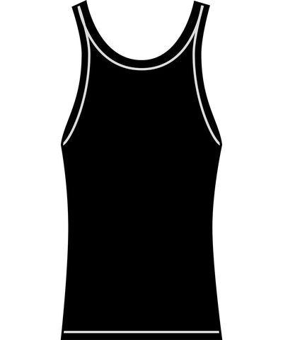 Vestido ajustado de jersey elstico para mujer | Negro