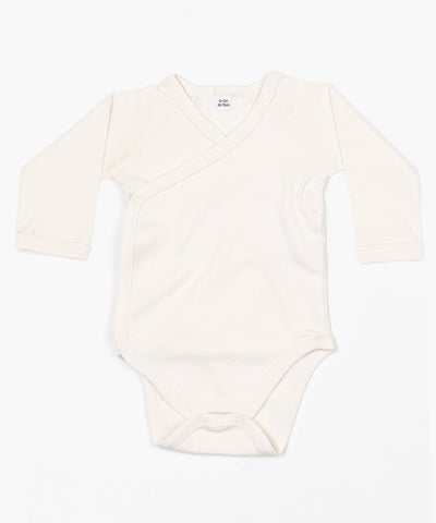 Body cruzado de manga larga para beb | Natural Orgnico