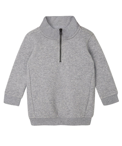 Sudadera con cremallera para beb | Gris Jaspeado - Gris Jaspeado Claro