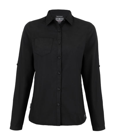 Kiwi Expert Langarmshirt für Damen | Schwarz
