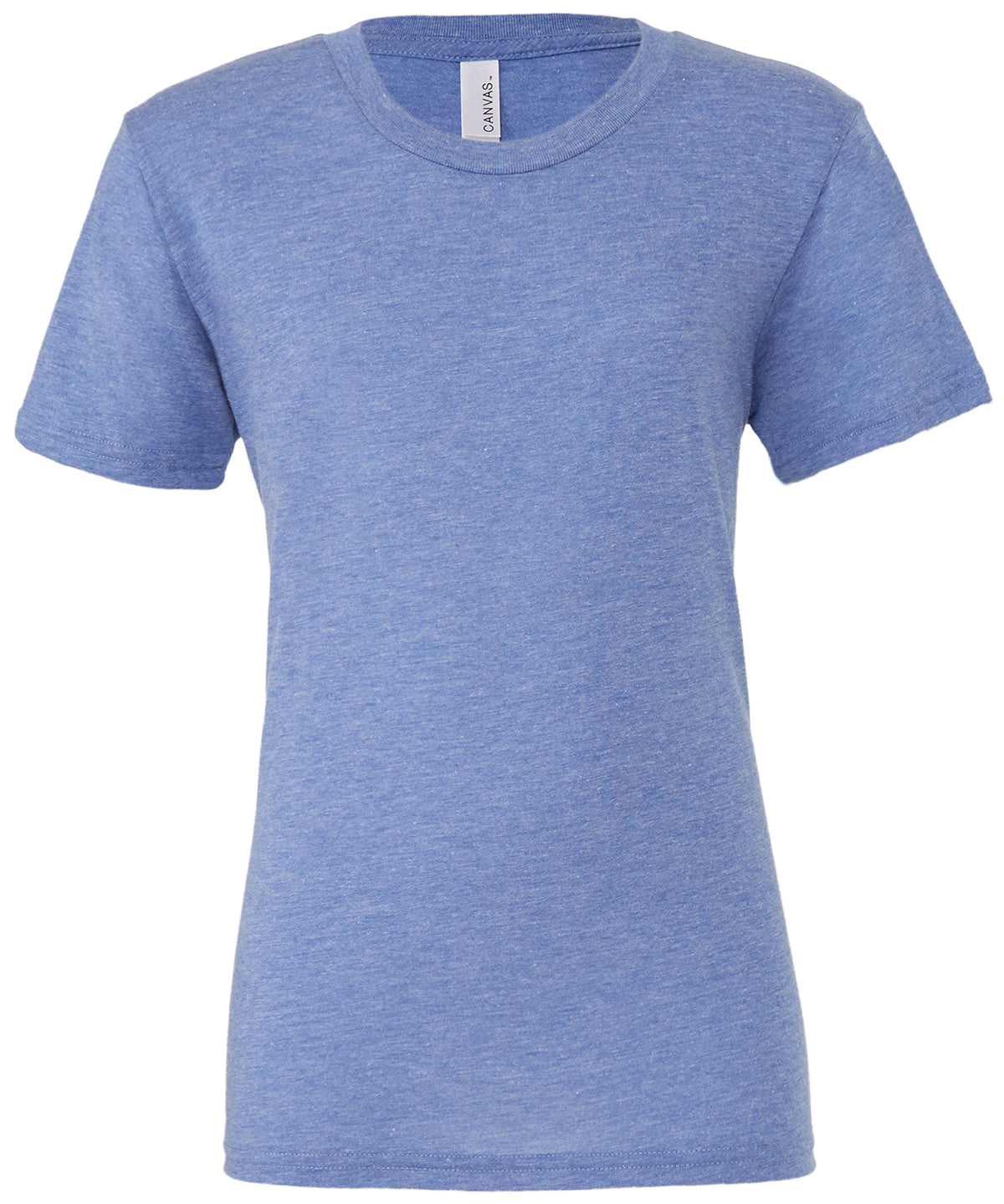 Camiseta unisex de cuello redondo de triblend | Azul Triblend