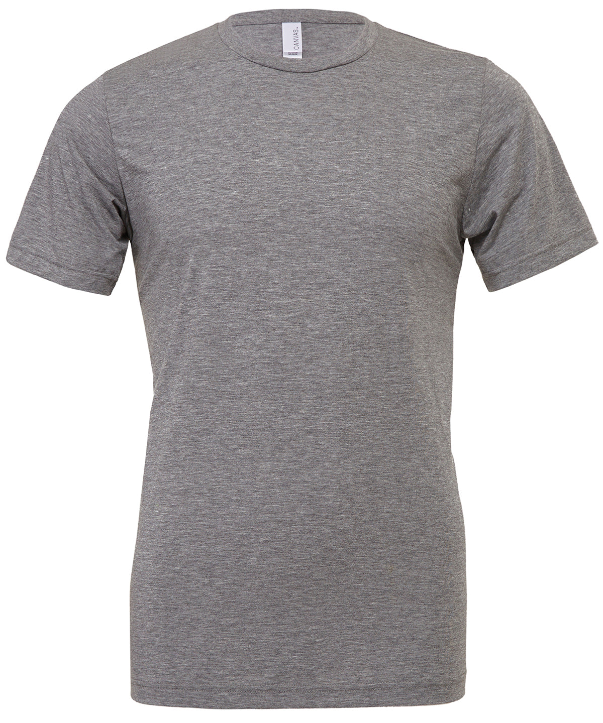 Camiseta unisex de cuello redondo de triblend | Gris Triblend