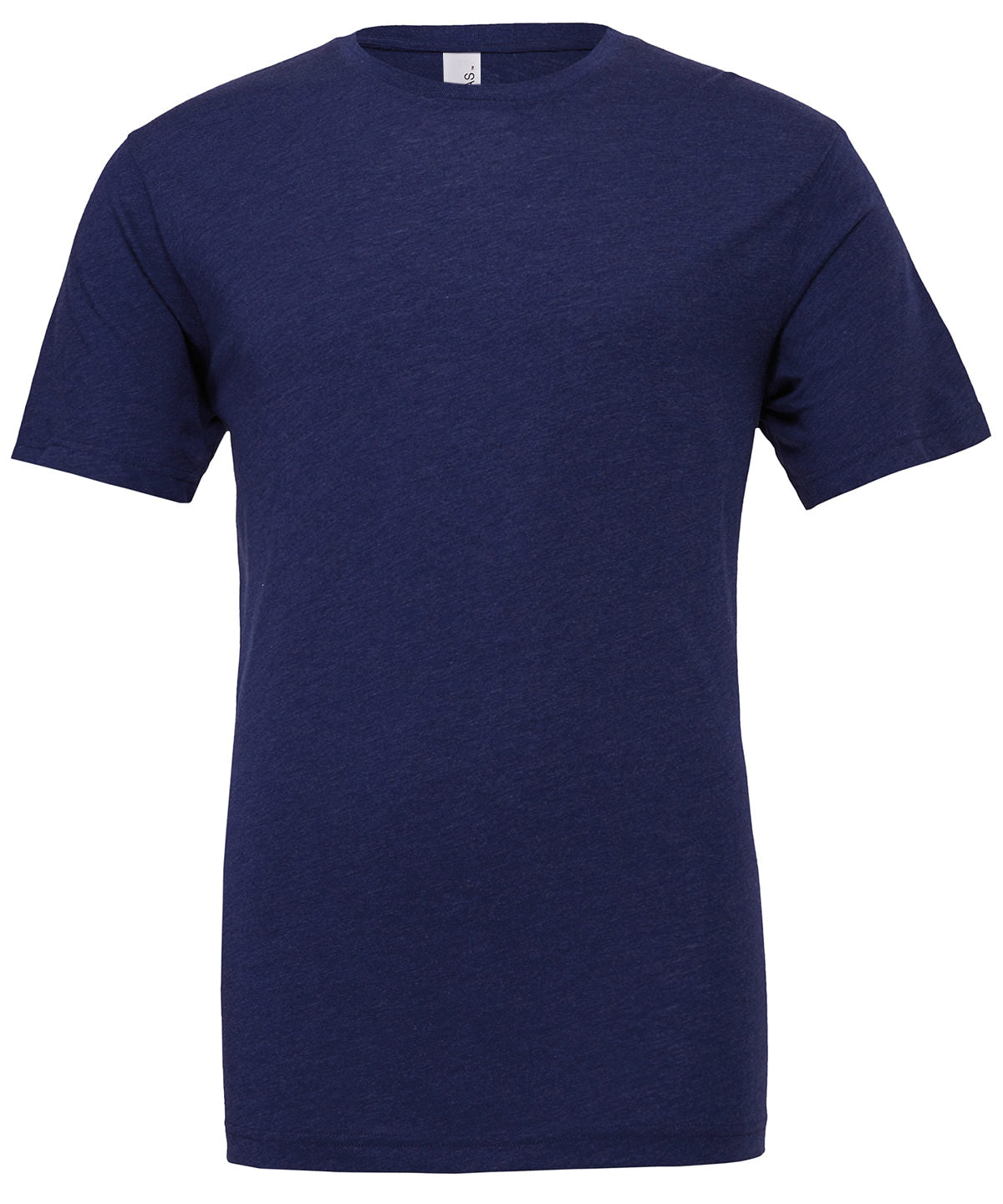 Camiseta unisex de cuello redondo de triblend | Azul Marino Triblend