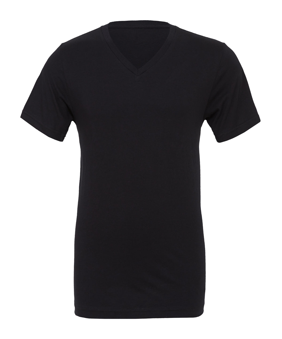 Camiseta unisex de jersey con cuello en V | Negro