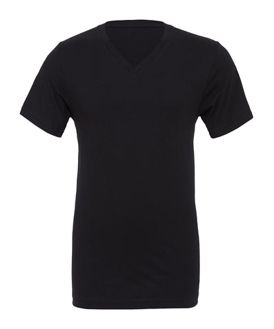 Camiseta unisex de jersey con cuello en V | Negro